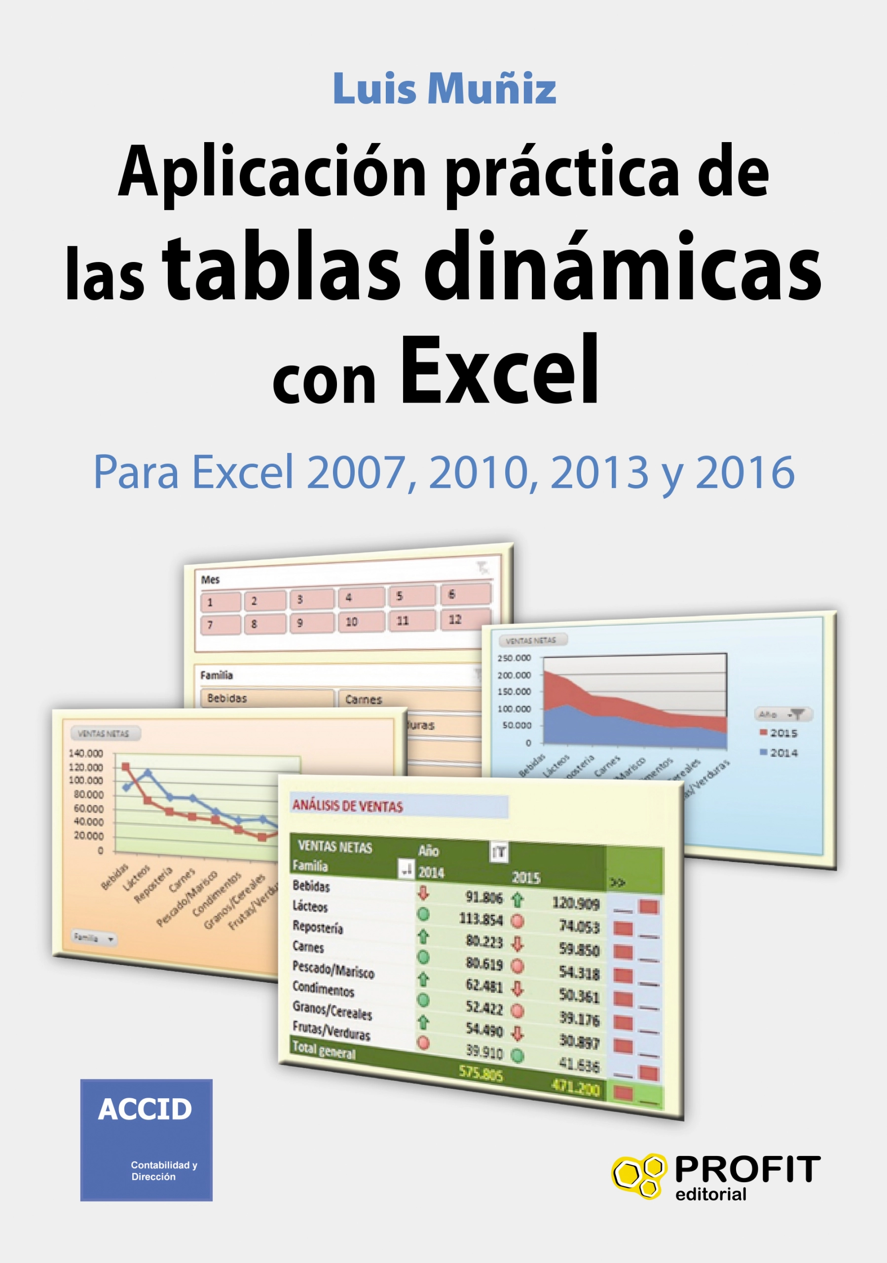 Aplicación práctica de las tablas dinámicas con Excel | Luís Muñiz | Libros de empresa y negocios