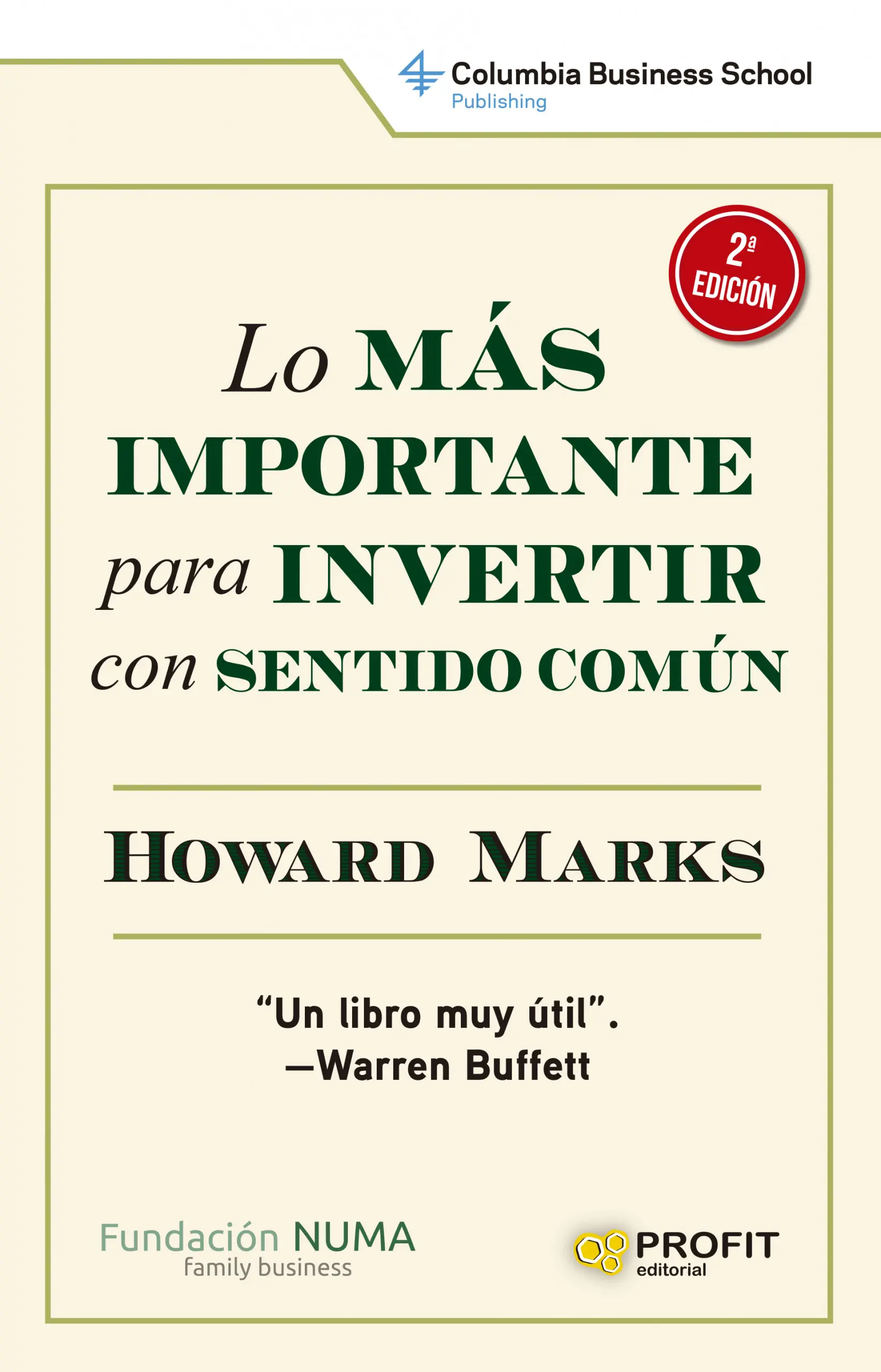 Lo más importante para invertir con sentido común NE | Howard Marks | Libros de empresa y negocios